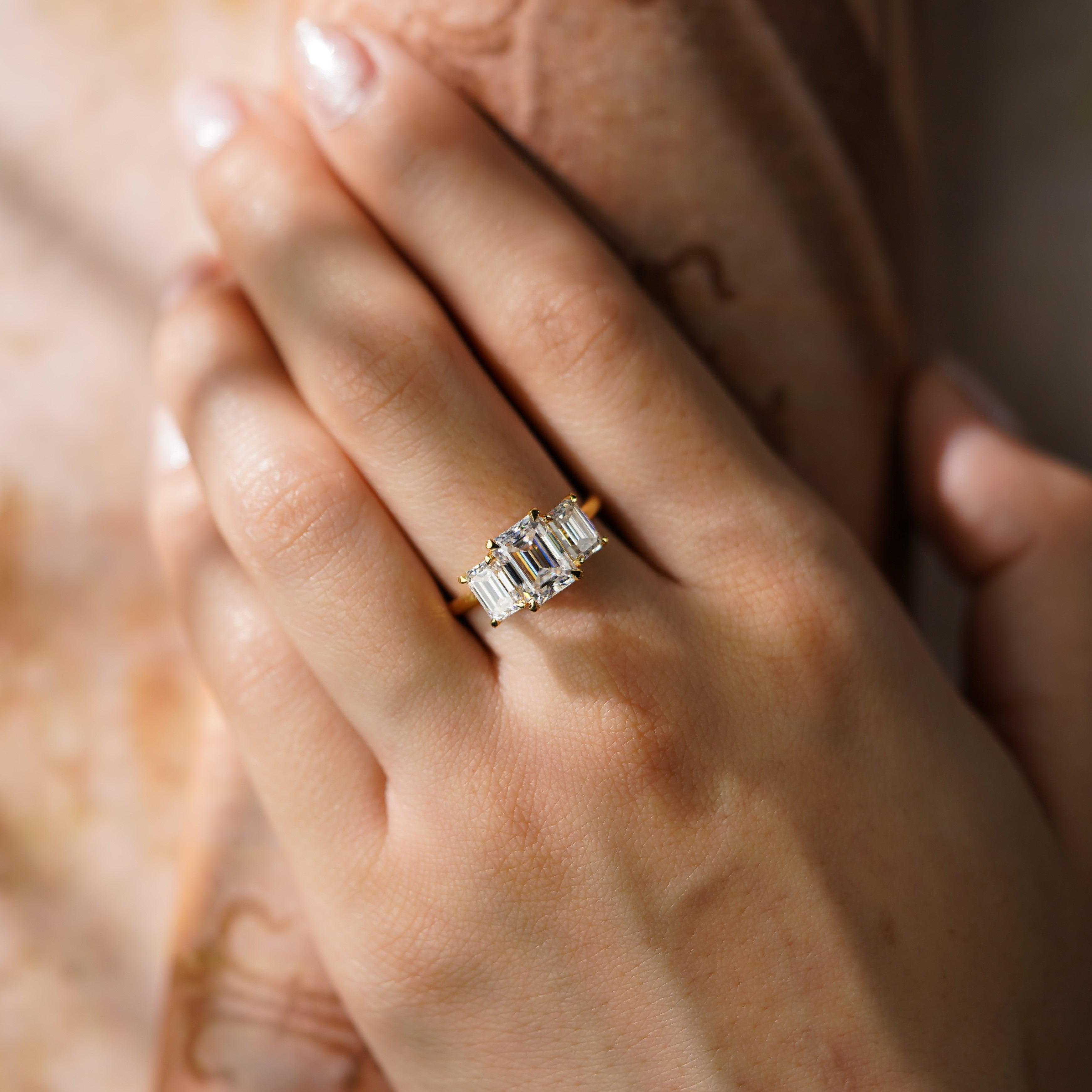 Oval Solitaire Engagement Ring – 2 CT Lab Grown Diamond